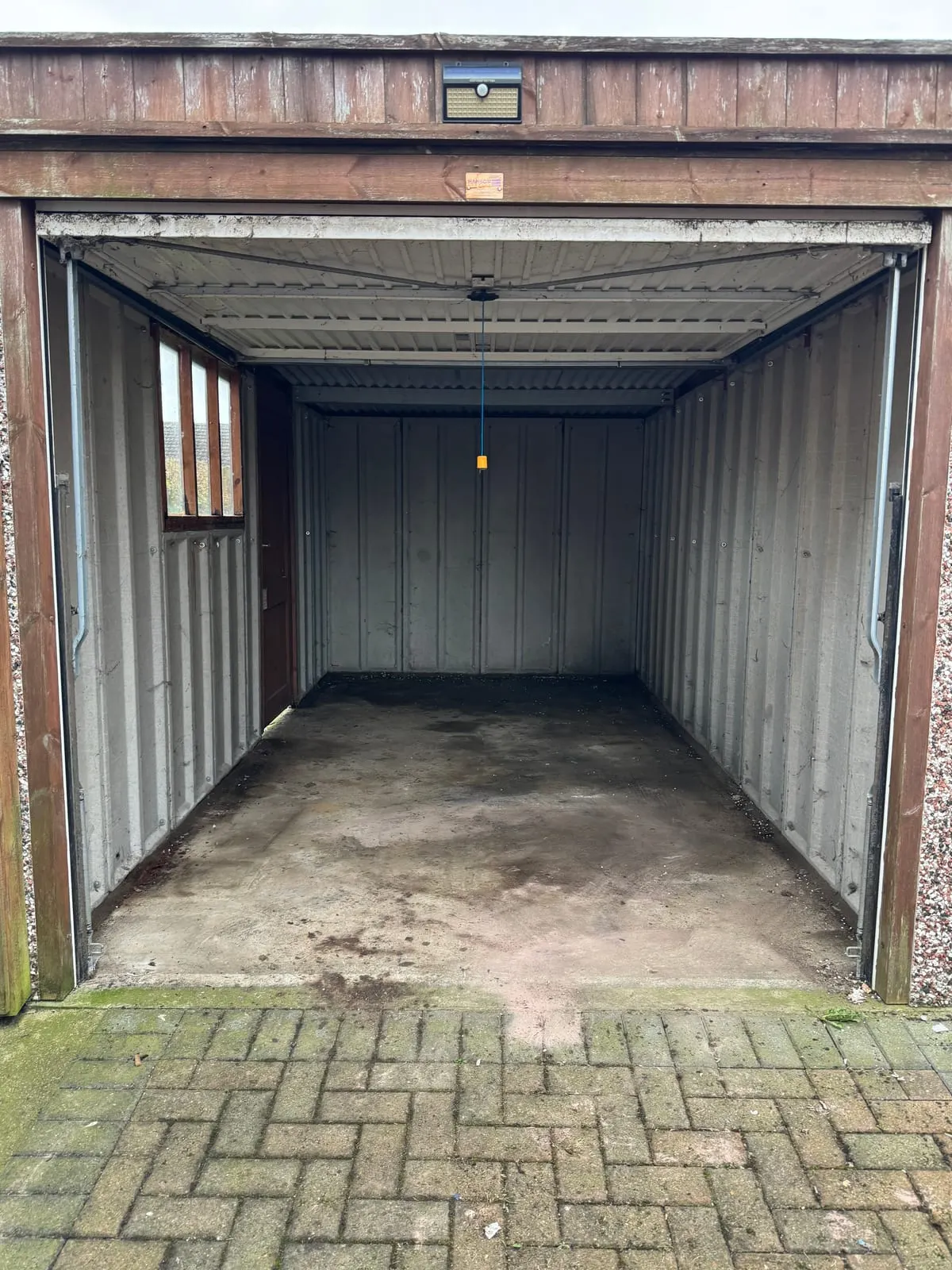 A cleared room after a furniture collection in Yorkshire