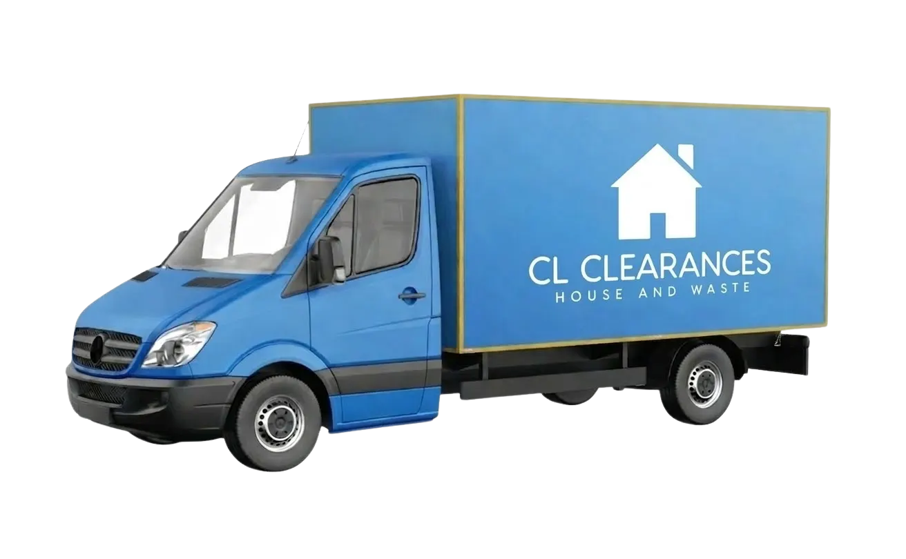 CL Clearances branded Luton van
